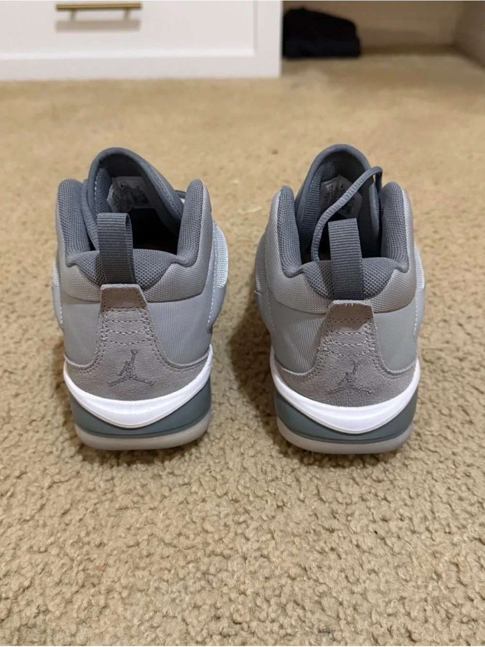 Nike Air Jordan Stay Loyal 3 Sneakers Wolf Grey Size 7 Youth or Wmns 8.5